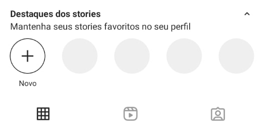 como criar novo destaque instagram